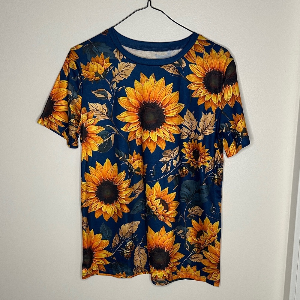 Floral Burst Short Sleeve Women's Tee